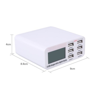 Multi usb smart phone charger 6 usb ports for sale